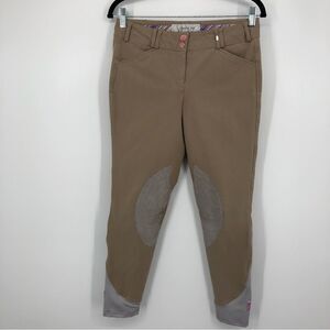 Symphony by‎ Tredstep Equestrian Riding Pants Breeches Khaki Tan Womens 28R